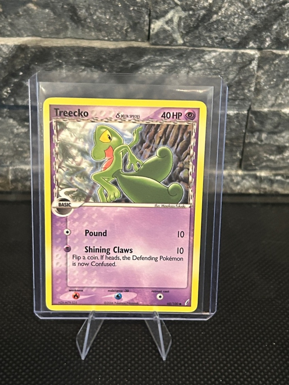 Pokemon Treecko Non-Holo‎ 68/100 from Vintage EX Crystal Guardians Set (2006)